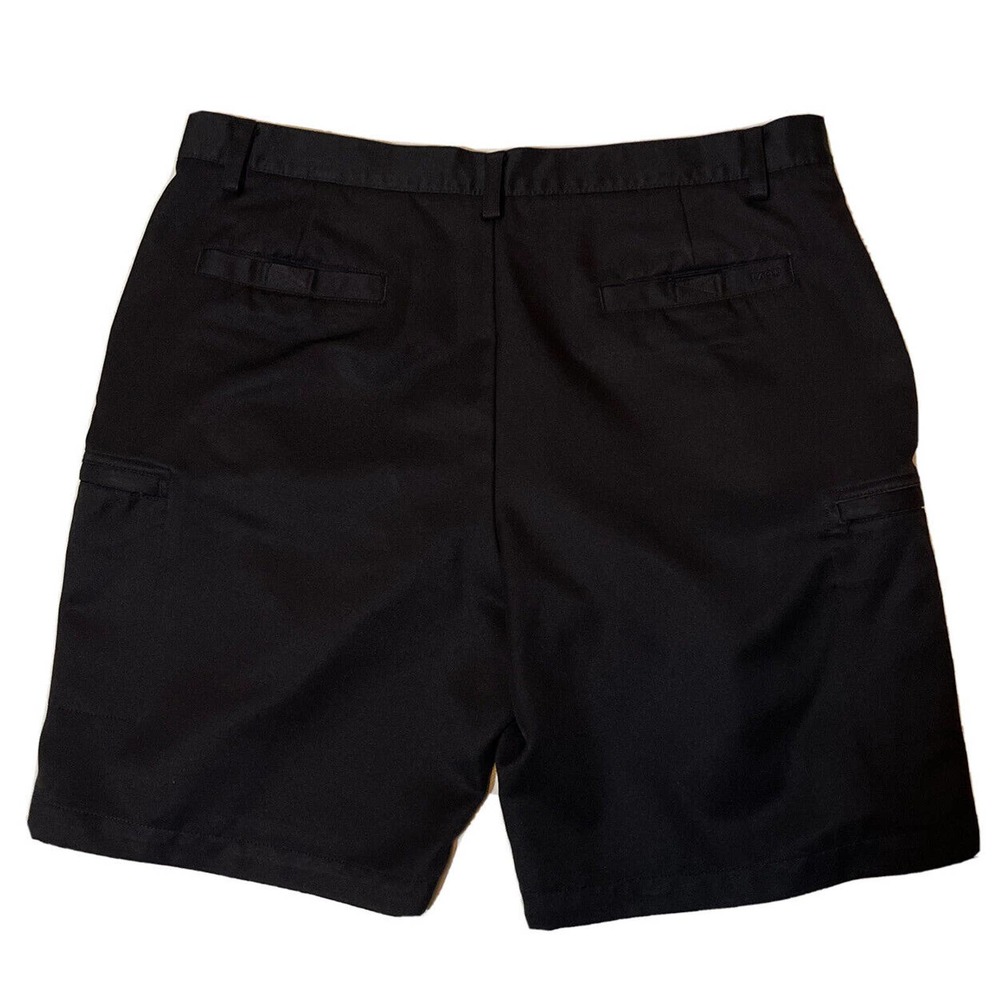 IZOD GOLF Men’s 38 Black Cargo Golf Shorts Polyester - Picture 2 of 7